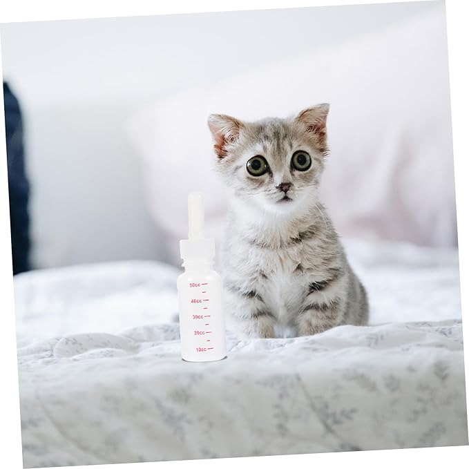 UPKOCH 3pcs Plastic Kitten Nursing Bottles Small Milk Bottles Dog Portable Nurser