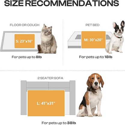 Luciphia 1 Pack 3 Blankets Fluffy Premium Fleece Pet Blanket Flannel Paw Printed Throw for Dog Cat Grey Paw Small(23"x16",Pack of 3)