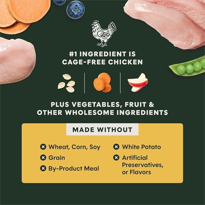 Instinct RawBoost Small Breed, Natural Dry Dog Food with FreshDried Raw, High Protein, Grain-Free Recipe - Real Chicken, 10 lb. Bag