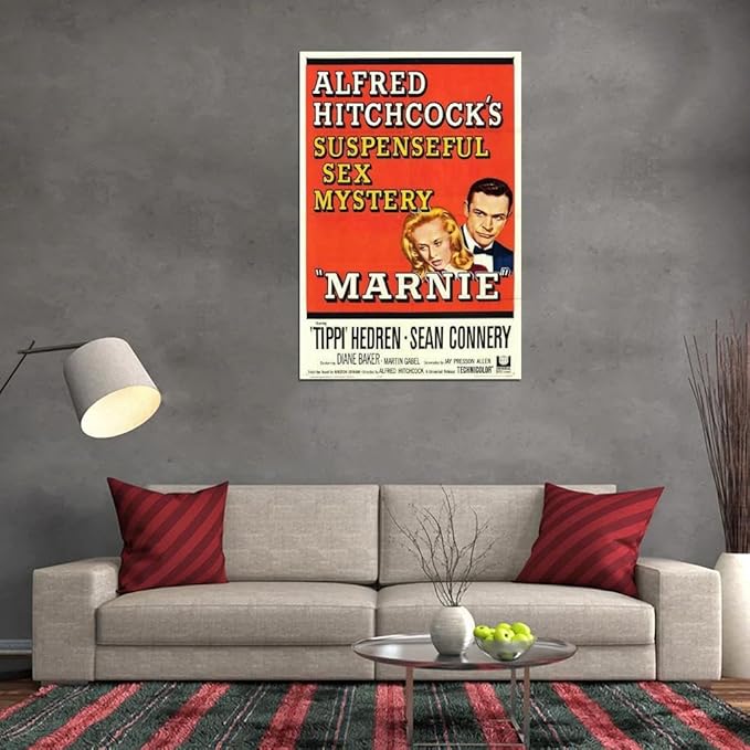 Black Empire Marnie Movie Tippi Hedren Diane Baker Bruce Dern Room Decor Wall Art Print 24x36 Poster