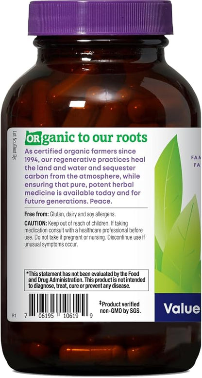 Oregon's Wild Harvest Wormwood Herbal Supplement – Organic Digestion Support, Non-GMO, Gluten-Free, 180 Vegan Capsules