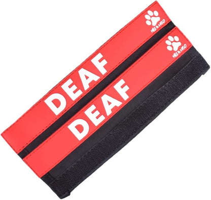 Max and Neo Leash Sleeves Deaf - We Donate 1 for 1 to Dog Rescues for Every Product Sold (1 Sleeve, Deaf)