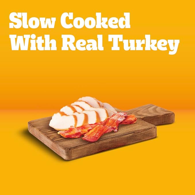 Pedigree Chopped Ground Dinner Adult Soft Wet Dog Food Turkey & Bacon Dinner, Canned Dog Food, 13.2 oz. Cans, 12 Count