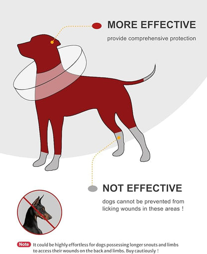 MIDOG Soft Inflatable Dog Cone, Donut E-Collar Alternative for After Surgery, Prevents Licking, Allowing Normal Eating & Vision,Comfortable Recovery Collar for Small Medium Large Dogs&Cats,PinkBlue-XS