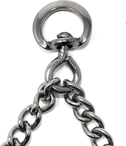 Herm Sprenger Ultra-Plus Prong Swivel Ring Stainless Steel Micro Training Dog Collar | Assembly Chain Training Collar for Smaller Dogs | Made in Germany - (1.5 mm, (Neck Size Upto 9.5"))