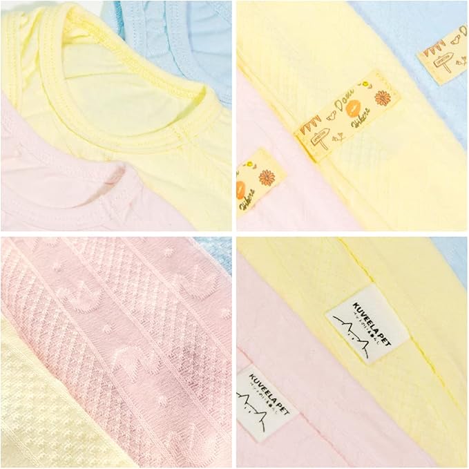Recovery Suit for Dog After Surgery Cut Pet Recovery Shirt Abdominal Wounds Bandages,Wound Protective OneSize for Surgery Female Vest Prevent Licking, Substitute E-Collar（RSS08-Vpink-M）