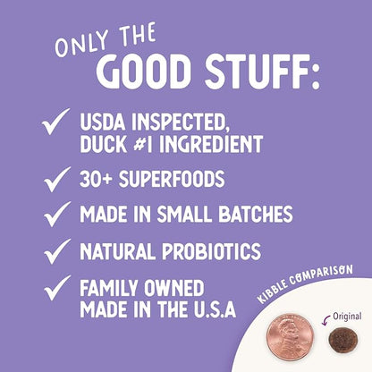 Health Extension Grain Free Duck & Sweet Potato Dry Dog Food - 30+ Superfoods and Probiotics for All Life Stages (10 lb)
