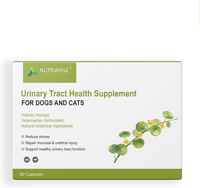 Stone Breaker for Dogs & Cats – Crystal Flush Urinary Tract Supplement, Bladder Stone & Kidney Support for Dogs and Cats