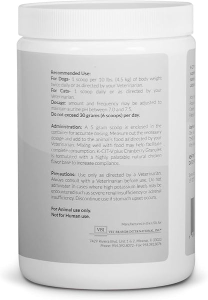 K-CIT-V Plus Cranberry 300 gm Granules for Dogs and Cats