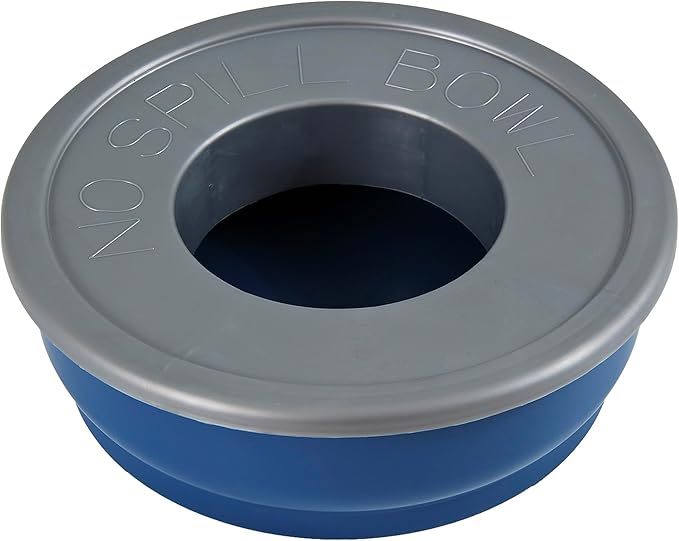 Petmate No Spill Bowl,Blue