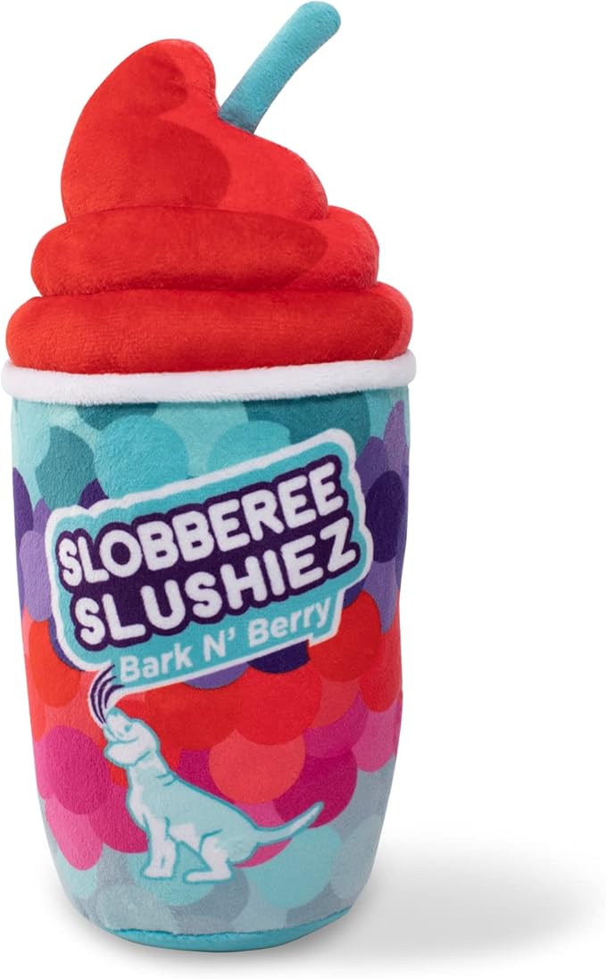 Fringe Studio Plush Dog Toy, SLOBBEREE SLUSHIEZ, Wagsdale Dog Toy Collection (289737)