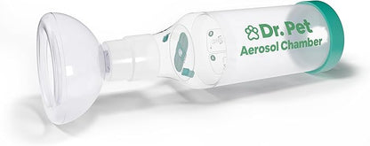 Dog Aerosol Chamber (3 Masks) – Canine Inhaler Spacer for Dogs – Includes 3 Masks to Fit All Dogs (Premium Quality)