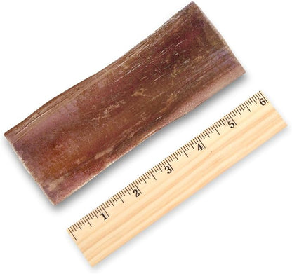GigaBite Beef Esophagus Dog Treats - Natural Gullet Sticks for Dogs, High Protein Single Ingredient Dog Chews, Rawhide Free Dental Dog Treats for All Dog Breeds - Strips (6 Inch), Pack of 22