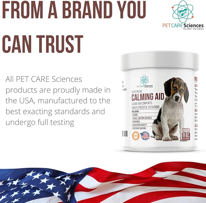 Calming Chews for Dogs or to Calm Puppy - Natural Dog Anxiety Relief - Anti Car Motion Sickness for Dog Calming Treats - Made in The USA - 100 Tasty Turkey Flavor Chews