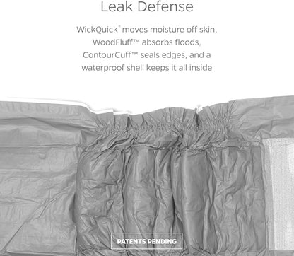 Pet Parents® DiPees® Disposable Belly Bands for Male Dogs + Extendrs®, Male Dog Wraps, Leak Proof, Up to 83% Plant Based, Premium Disposable Dog Diapers Male (Grey, Large (20-27"), 10ct)