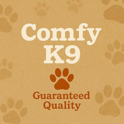 Comfy-K9 Camo Cone - Inflatable Dog Cone with Soft Camouflage Design, Adjustable Blow Up Donut, Machine Washable, Large Size Collar for Comfortable & Stylish Pet Recovery