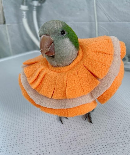 Adjustable Parrot Cone Collar, Safe and Practical Cotton Collar to Prevent Bites and Licking Wounds, to Help heal (4XL)