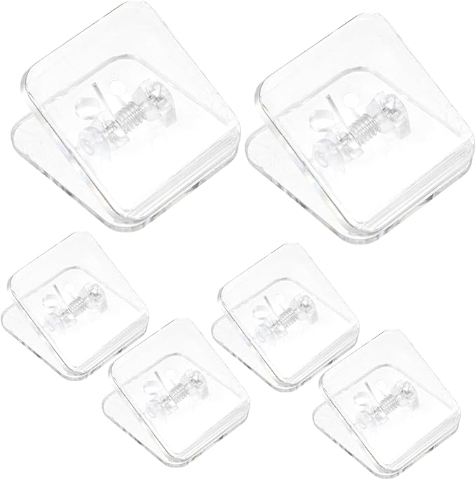 Yardwe 6pcs Transparent Dog Pee Pad Holder Tray Indoor Potty System for Dogs Adhesive Backing for Secure Fit Versatile Puppy Training Pads Holder Easy to Install and Clean