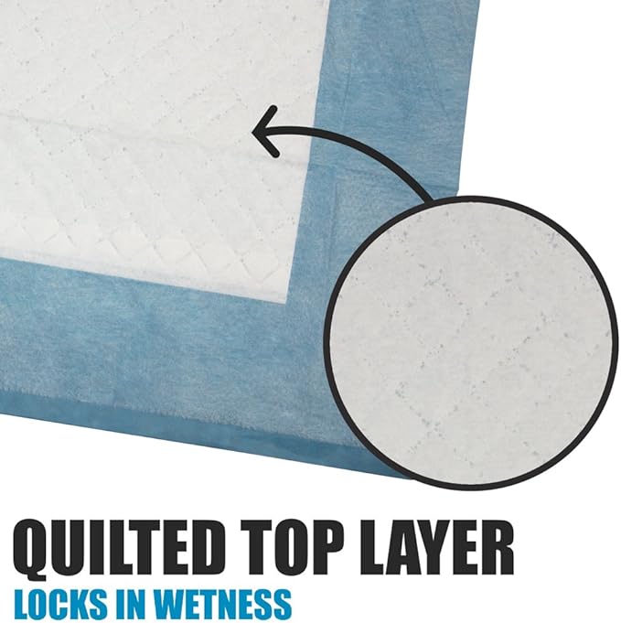 BV Puppy Pads XL 20 Count 34"x28" - Leak-Proof Pee Pads for Dogs with 6-Layer Design, Rapid Dry Sheet & Attractant - Dog Pad Extra Large with Odor Control - Perfect for Big Dogs & Indoor Use