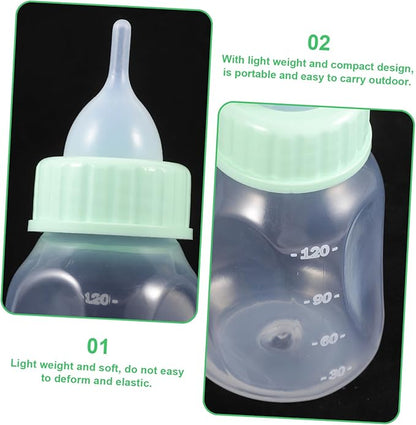 Milisten PET Nursing Bottle Kit for Kittens and Puppies Sturdy Squeeze Feeding Bottle Set for Small Pets for Nursing Milk and Water