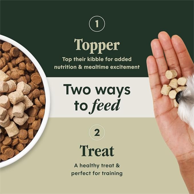 Instinct RawBoost Functional Mixers, Freeze Dried Dog Food Topper, Grain-Free, Real Beef - Multivitamin for Adults, 12.5 oz. Bag