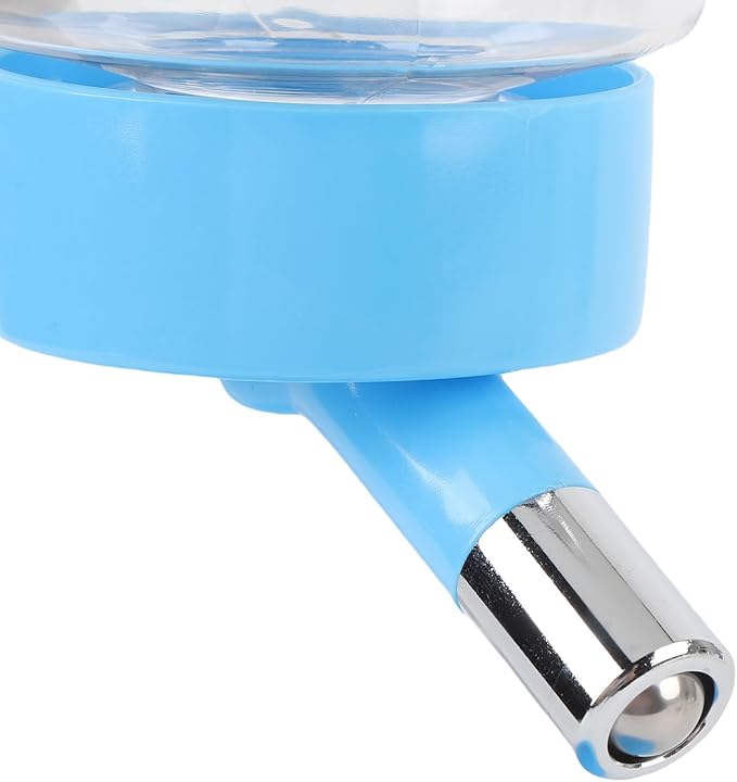 Zopsc Pet Adjustable Height Standing Water Dispenser for Puppies, Smart Feeder for Dogs and Cats, Easy to Clean Bowl for Healthy Pets (Blue)