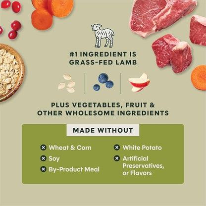 Instinct RawBoost, Natural Dry Dog Food with FreshDried Raw, Whole Grain Recipe - Real Lamb & Oatmeal, 20 lb. Bag