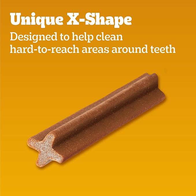Pedigree Dentastix Dental Chews for Dogs, Small and Toy Breed Dog Treats, Beef Flavor, (7) 24ct Bags (168 Treats Total)