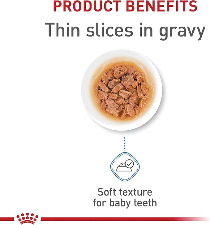 Royal Canin Size Health Nutrition X-Small Puppy Thin Slices in Gravy Dog Food, 3 oz (Pack of 24)