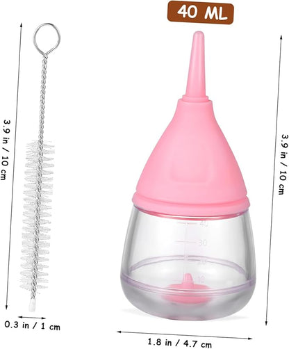 Pet Nursing Bottles Set Kitten Bottle Feeder Nipples Milk Pet Supplies