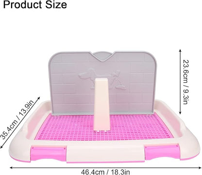 Dog Toilet Pad, Dog Potty Tray V Dog Scheduled Urination Potty Tray Dog Toilet with 1 X Dog Toilet for Dog Toilet ()
