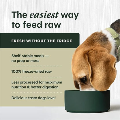 Instinct FreshDried Bites, Natural Freeze-Dried Dog Food, Grain-Free - Grass-Fed Beef, 25 oz. Bag