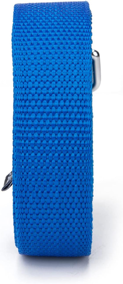 Strong Durable Nylon Dog Training Leash, 1 Inch Wide Traction Rope, 6 ft 10ft 15ft Long, for Small and Medium Dog (Blue, 10 Feet)