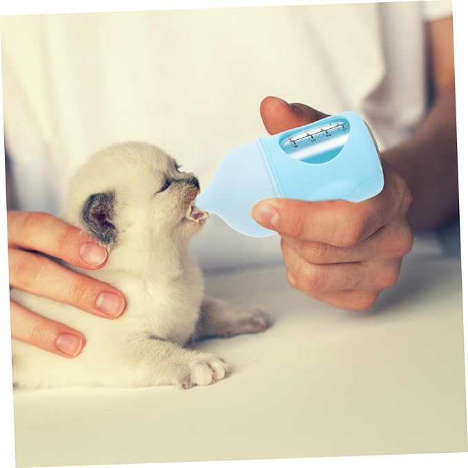 VANZACK Baby Milk Feeding Bottle for Kittens and Puppies Portable Nursing Bottle with Feeding Scale 20ml Capacity for Newborn Pets and Small Animals 1 Piece