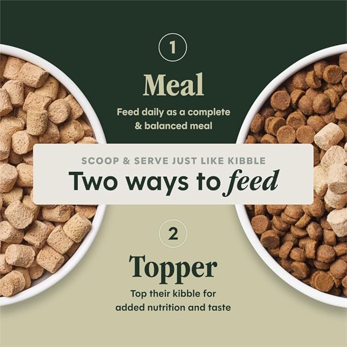 Instinct FreshDried Bites, Natural Freeze-Dried Dog Food, Grain-Free - Grass-Fed Lamb, 14 oz. Bag