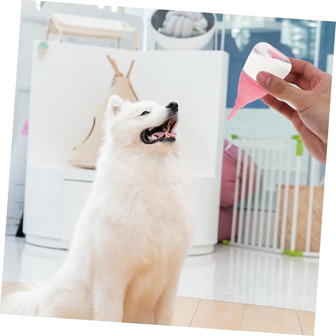 Small PET Feeding Bottle Set Reusable Puppy Milk Feeder Nipple for Kittens and Small Dogs PET Nursing Supplies