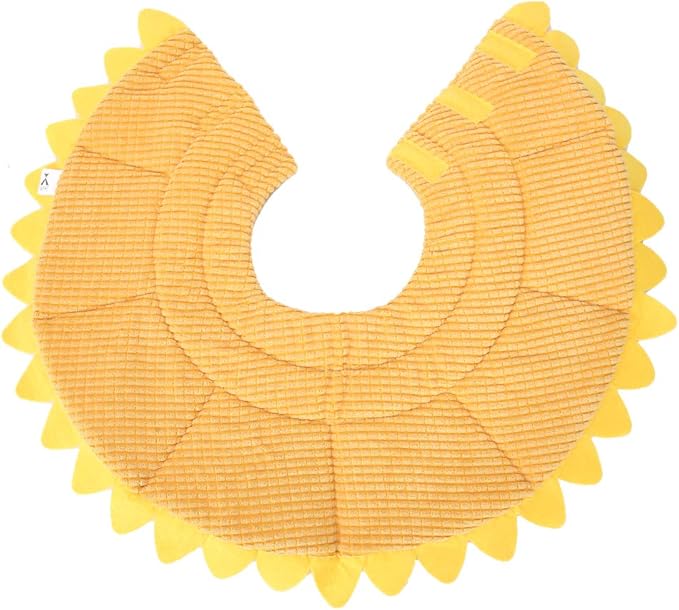 Soft Recovery Cone for Cats & Dogs, Cute Sunflower Elizabethan Collar After Surgery Plush Protective Neck Donut for Wound Healing Adjustable (L)