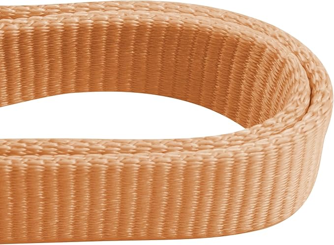 Hyhug Martingale Dog Collar Medium Clay |Escape - Proof Heavy Duty Nylon Durable No Slip, Ideal for Training & Daily Walks