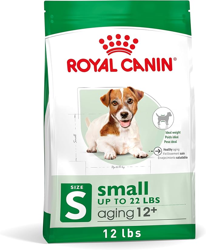 Royal Canin Size Health Nutrition Small Aging 12+ Senior Dry Dog Food, 12 lb Bag
