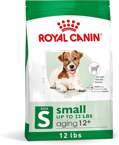 Royal Canin Size Health Nutrition Small Aging 12+ Senior Dry Dog Food, 12 lb Bag