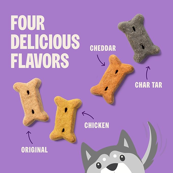 Wellness Old Mother Hubbard Classic Original Mix Dog Biscuits, Natural Training Treats, 4 Flavors, Small Size, 6 lb Bag
