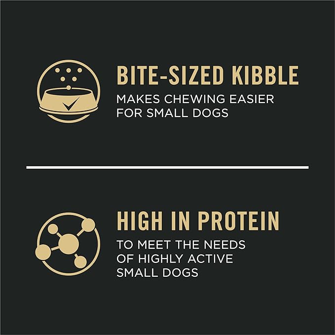Purina Pro Plan High Protein Small Breed Puppy Food DHA Chicken & Rice Formula - 18 lb. Bag Packaging May Vary