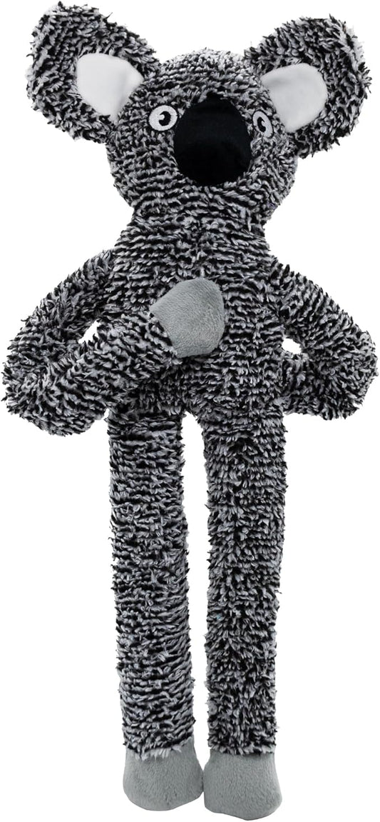 BUYPOW Koala No Stuffing Dog Toys for Large Dogs, Squeaky Crinkle Interactive Dog Animals Toys, Plush Teething Toys to Keep Them Busy, Cute Funny Dogs Gifts for Small Medium Large Breed
