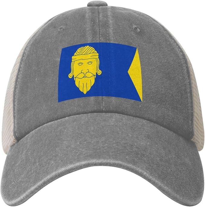Classic Wormer vlag Denim mesh Cap Truck Driver Baseball hat Breathable Adjustable dad caps Black