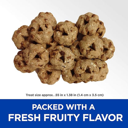 Hill's Natural Fruity Crunchy Snacks,All Life Stages,Great Taste,Dog Treats,Cranberries & Oatmeal,8 oz Bag,(Pack of 2)