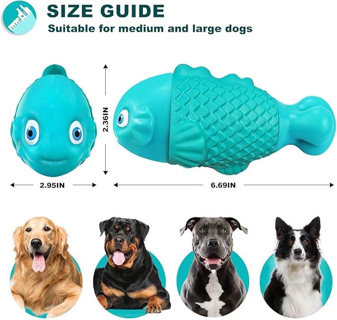 BoYoYo Dog Products Chew Toys, Squeaky Indestructible Dog Toys for Aggressive Chewers, Pet Supplies, Super Chewer, Heavy Duty