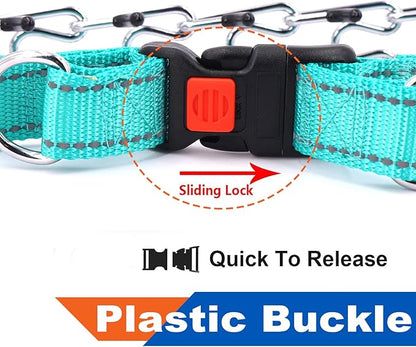 Supet Dog Training Collar for Small Medium Large Dogs with Quick Release Buckle, Adjustable No Pull Dog Collar with Nylon Cover