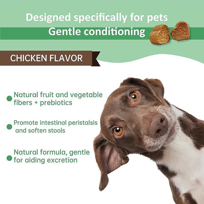 No Poo Chews for Dogs - 120 Ct Chicken Flavor - Coprophagia & Stool Eating Deterrent with Probiotics, Digestive Enzymes & Breath Aid - Stop Dog Poop Eating - Gut Health (Chicken)