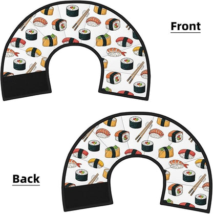 Flexible Soft Dog Cone Collar, Adjustable Recovery Cone for Dogs and Cats After Surgery, Comfy Elizabethan Collar, Sushi