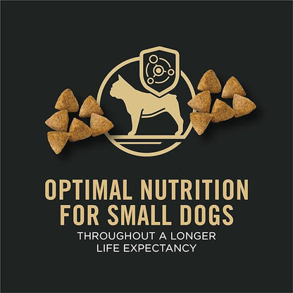 Purina Pro Plan Small Breed Dry Dog Food Chicken and Rice Formula With Guaranteed Live Probiotics - 18 lb. Bag